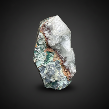 Load image into Gallery viewer, Apophyllite on Red & Green Heulandite – Deccan Traps, Maharashtra, India