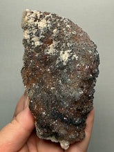 Load image into Gallery viewer, Natural Botryoidal Goethite on Druzy Amethyst Cluster | Collector Mineral Specimen | Morocco