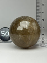 Load image into Gallery viewer, Golden Rutile Quartz (AKA Golden Angel Hair Quartz) Sphere