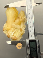 Load image into Gallery viewer, High-Grade Golden Calcite on Golden Stilbite — Maharashtra, India (Collector Cabinet Specimen)