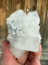 Load image into Gallery viewer, Clear Gem Apophyllite + Apophyllite Flower Stalactites • Maharashtra, India