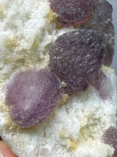 Load image into Gallery viewer, Etched Botryoidal Lavender Fluorite on Quartz Matrix Collector Mineral Specimen — Hunan, China