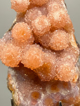 Load image into Gallery viewer, “Goblin Chalcedony” Pink & Orange Druzy Botryoidal Stalactites— Tichka Massif, High Atlas, Morocco