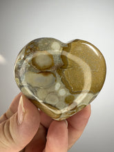 Load image into Gallery viewer, Cobra Jasper Puff Heart from India • High Grade