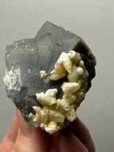 Load image into Gallery viewer, Isometric Fluorite & Scalenohedral Calcite Specimen | Pakistan Mineral Collector Display Piece