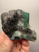 Load image into Gallery viewer, Emerald Variety Green Beryl on Matrix | Northern Bahia, Brazil | Collector Mineral Display Specimen