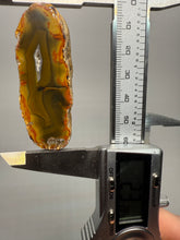 Load image into Gallery viewer, High-Grade Indonesian Sumatra Agate Pair – Vibrant Banded Chalcedony with Rich Color Zoning | Ethical Lapidary & Collector Display Specimens