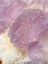 Load image into Gallery viewer, Etched Botryoidal Lavender Fluorite on Quartz Matrix Collector Mineral Specimen — Hunan, China