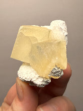Load image into Gallery viewer, Rare Druzy Golden “Diamond” Calcite on Zeolite Matrix — Maharashtra, India | Collector Cabinet Specimen