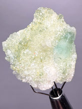 Load image into Gallery viewer, Luminous Mint Apophyllite with Glittering Druzy Sugar Quartz – India