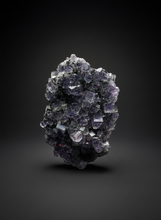 Load image into Gallery viewer, High Grade Purple YGX Fluorite Cluster – Yaogangxian Mine, Hunan, China | Collector Mineral Specimen