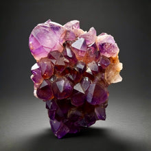Load image into Gallery viewer, Premium Hematite-Phantom Deep Magenta Ametrine Cluster | Deccan Traps, India | Collector Mineral Specimen
