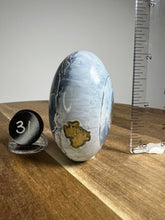 Load image into Gallery viewer, Lingam - Blue Opal with Chalcedony from India