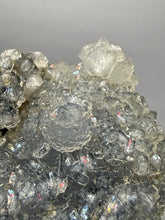 Load image into Gallery viewer, BIG Druzy Chalcedony Stalactite with Druzy Clear Apophyllite | Maharashtra, India
