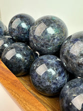 Load image into Gallery viewer, Iolite with Gemmy Inclusions Sphere • from Brazil