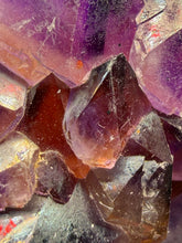 Load image into Gallery viewer, Premium Hematite-Phantom Deep Magenta Ametrine Cluster | Deccan Traps, India | Collector Mineral Specimen