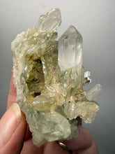 Load image into Gallery viewer, Chlorite-Included Quartz Cluster (Green Phantom Quartz) – Pakistan Mineral Specimen