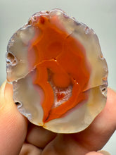 Load image into Gallery viewer, Polished Malawi Agate Half – High-Grade African Banded Agate Display Specimen
