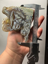 Load image into Gallery viewer, 4.5” Polished Native Copper in Chrysocolla and Botryoidal Chalcedony — Display Specimen (Indonesia)