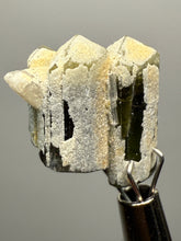 Load image into Gallery viewer, Dark Green Stak Nala Tourmaline and Cleavelandite – Haramosh Mountains, Pakistan | Thumbnail Specimen