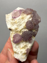 Load image into Gallery viewer, Etched Botryoidal Lavender Fluorite on Quartz Matrix Collector Mineral Specimen — Hunan, China