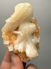 Load image into Gallery viewer, Orange Heulandite and Cream Stilbite Zeolite Cluster – India (Collector Mineral Specimen)