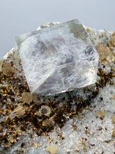 Load image into Gallery viewer, High Grade Blue YGX Fluorite, Quartz, & Quartz Cluster – Yaogangxian Mine, Hunan, China | Collector Mineral Specimen