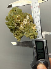 Load image into Gallery viewer, High-Grade Green Heulandite on Peach Stilbite Crystal Cluster | Deccan Traps, Maharashtra, India | Collector Mineral Specimen