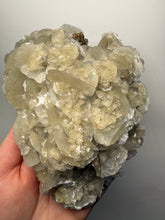 Load image into Gallery viewer, LARGE Silvery Bladed “Rose” Calcite Cluster – Yaogangxian Mine, Hunan, China