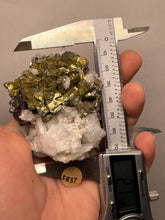 Load image into Gallery viewer, High-Grade Golden Pyrite, Galena & Sphalerite on Quartz | Collector Mineral Specimen | Madan Ore Field, Rhodope Mountains, Bulgaria