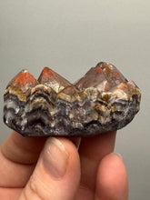 Load image into Gallery viewer, Premium Hematite-Phantom Deep Magenta Ametrine Cluster | Deccan Traps, India | Collector Mineral Specimen