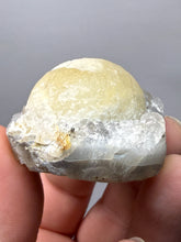 Load image into Gallery viewer, Rare Botryoidal Yellow Fluorite on Quartz Matrix Collector Mineral Specimen – Maharashtra, India