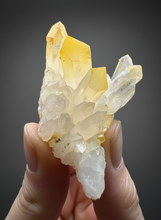 Load image into Gallery viewer, High Grade Golden Iron-Stained Himalayan Quartz Cluster | Rare Pakistan Mineral Specimen | Collector Display Crystal