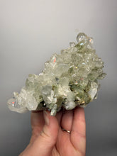 Load image into Gallery viewer, Chlorite-Included Quartz Cluster (Green Phantom Quartz) – Pakistan Mineral Specimen