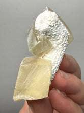 Load image into Gallery viewer, Rare Druzy Golden “Diamond” Calcite on Zeolite Matrix — Maharashtra, India | Collector Cabinet Specimen