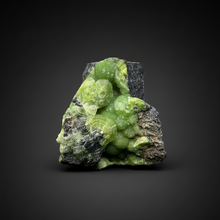 Load image into Gallery viewer, High-Grade Green Wavellite Collectors Specimen - Radiating Botryoidal Crystal Formation - Arkansas, USA