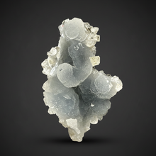 Load image into Gallery viewer, Druzy Chalcedony Stalactites with Druzy Clear Apophyllite | Maharashtra, India