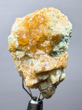 Load image into Gallery viewer, Hessonite Garnet Cluster on Matrix – Natural Collector Specimen from Pakistan | High-Grade Orange-Red Garnet Crystals