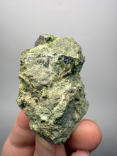 Load image into Gallery viewer, Gemmy Green Garnet on Matrix – Pakistan Collector Specimen