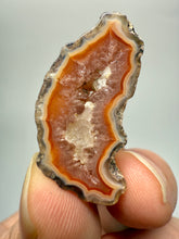 Load image into Gallery viewer, Polished Malawi Agate Half – High-Grade African Banded Agate Display Specimen