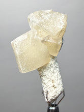 Load image into Gallery viewer, Rare Druzy Golden “Diamond” Calcite on Zeolite Matrix — Maharashtra, India | Collector Cabinet Specimen