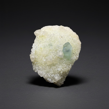Load image into Gallery viewer, Luminous Mint Apophyllite with Glittering Druzy Sugar Quartz – India