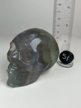 Load image into Gallery viewer, Fluorite • Rainbow Fluorite Skull