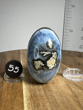 Load image into Gallery viewer, Lingam - Blue Opal with Chalcedony from India