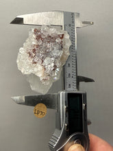 Load image into Gallery viewer, High-Luster Apophyllite with Red Heulandite & Pink Stilbite on Druzy Chalcedony