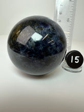 Load image into Gallery viewer, Iolite with Gemmy Inclusions Sphere • from Brazil