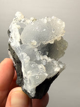Load image into Gallery viewer, Druzy Chalcedony Stalactite with Druzy Clear Apophyllite | Maharashtra, India
