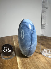 Load image into Gallery viewer, Lingam - Blue Opal with Chalcedony from India