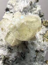 Load image into Gallery viewer, 2.7” New Find: Huanzala Mine Peru Sphalerite + Chalcopyrite + Apatite + Calcite + Quartz | Collector Display Specimen