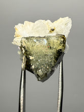 Load image into Gallery viewer, Dark Green Cap Stak Nala Tourmaline and Cleavelandite – Haramosh Mountains, Pakistan | Thumbnail Specimen